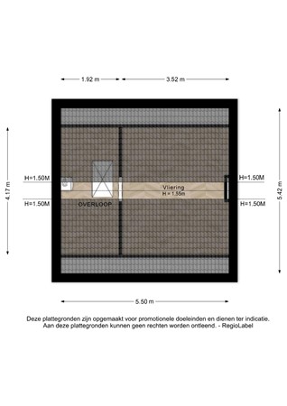 Floorplan - Albert Cuypstraat 40, 7412 TP Deventer